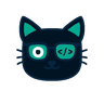 Coding cat mascot